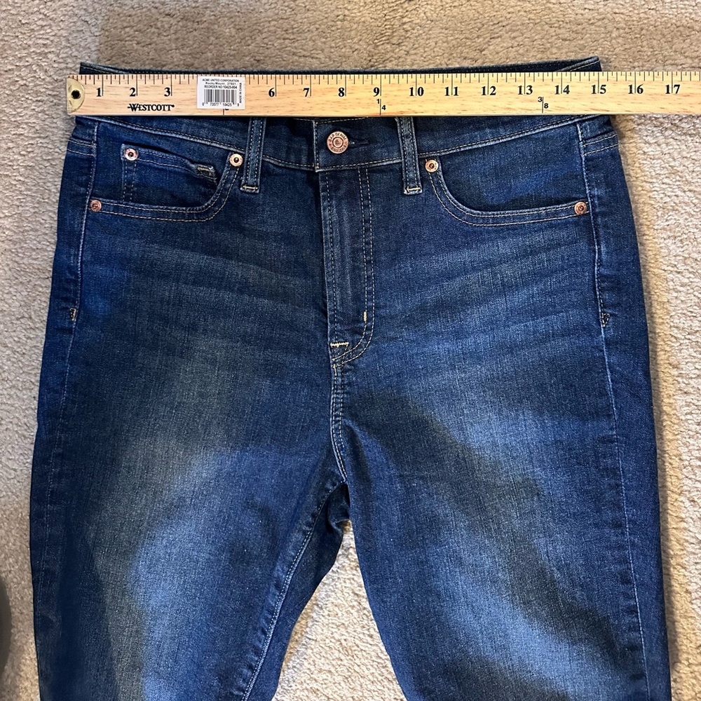 Gap True Skinny High Rise Jeans Sz 30 short 10 regular short - Picture 9 of 10